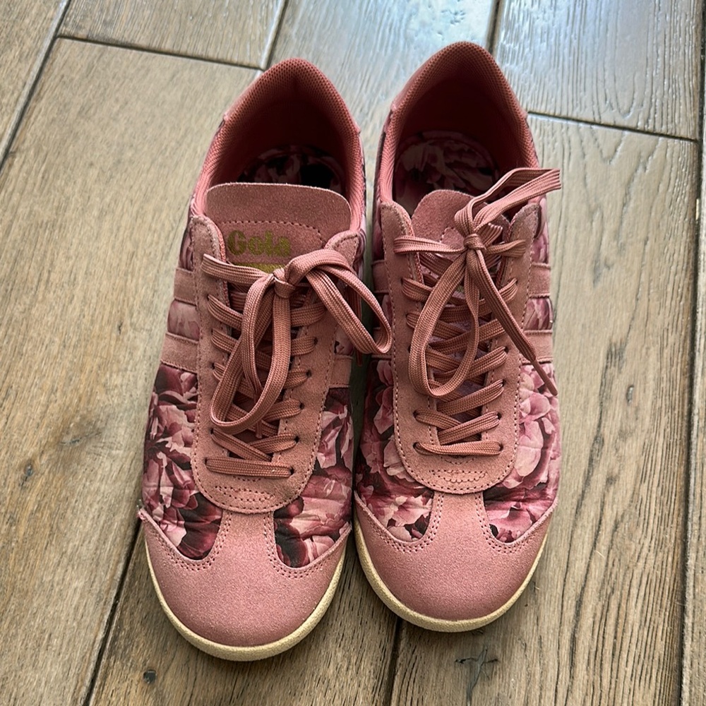 Gola Women's Pink Floral Sneakers